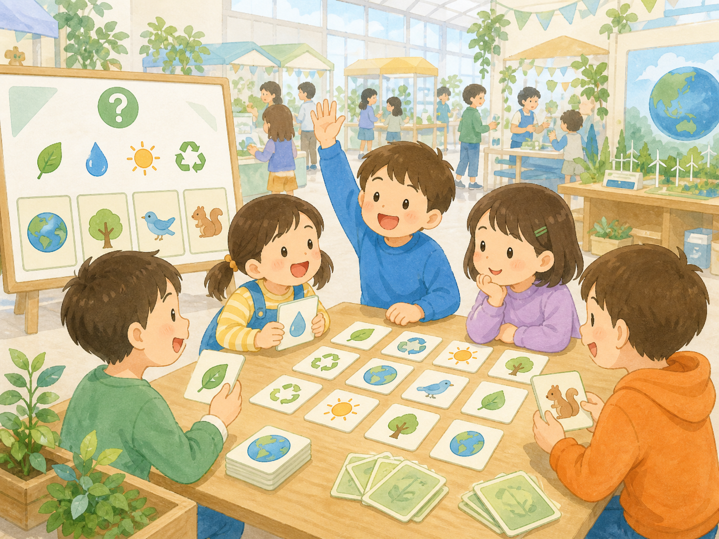 カードやクイズを通じて楽しく学ぶ体験